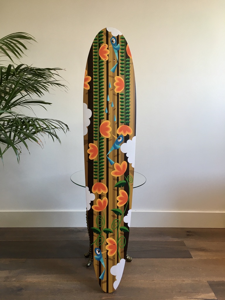 Studio Edo Rath Painting - Long Board - Honey Badger Decks